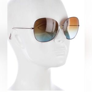 ISABEL MARANT for Oliver Peoples Aviator Ombré Oversized Lightweight Sunglasses